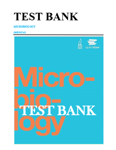 TEST BANK MICROBIOLOGY OPENSTAX 2025/20256 - Study Document Thumbnail