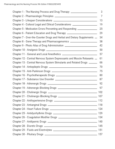 Pharmacology and the Nursing Process, 9th Edition-TEST BANK - Study Document Thumbnail