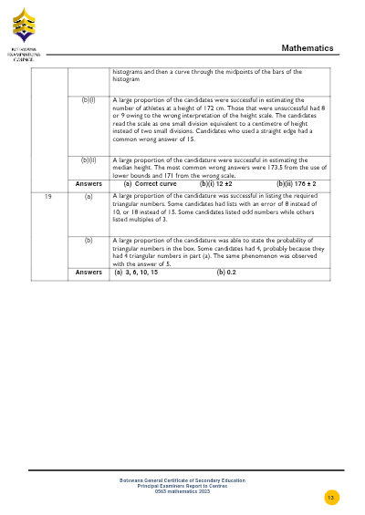 Mathematics revision booklet - Study Document Thumbnail